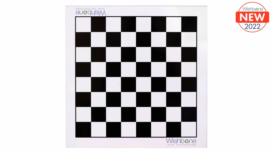 Wishbone Two-Sided Aluminum Chess Board