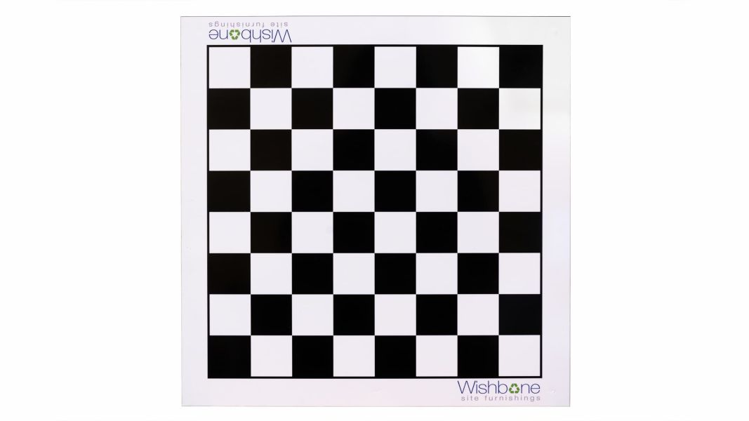 Wishbone Two-Sided Aluminum Chess Board